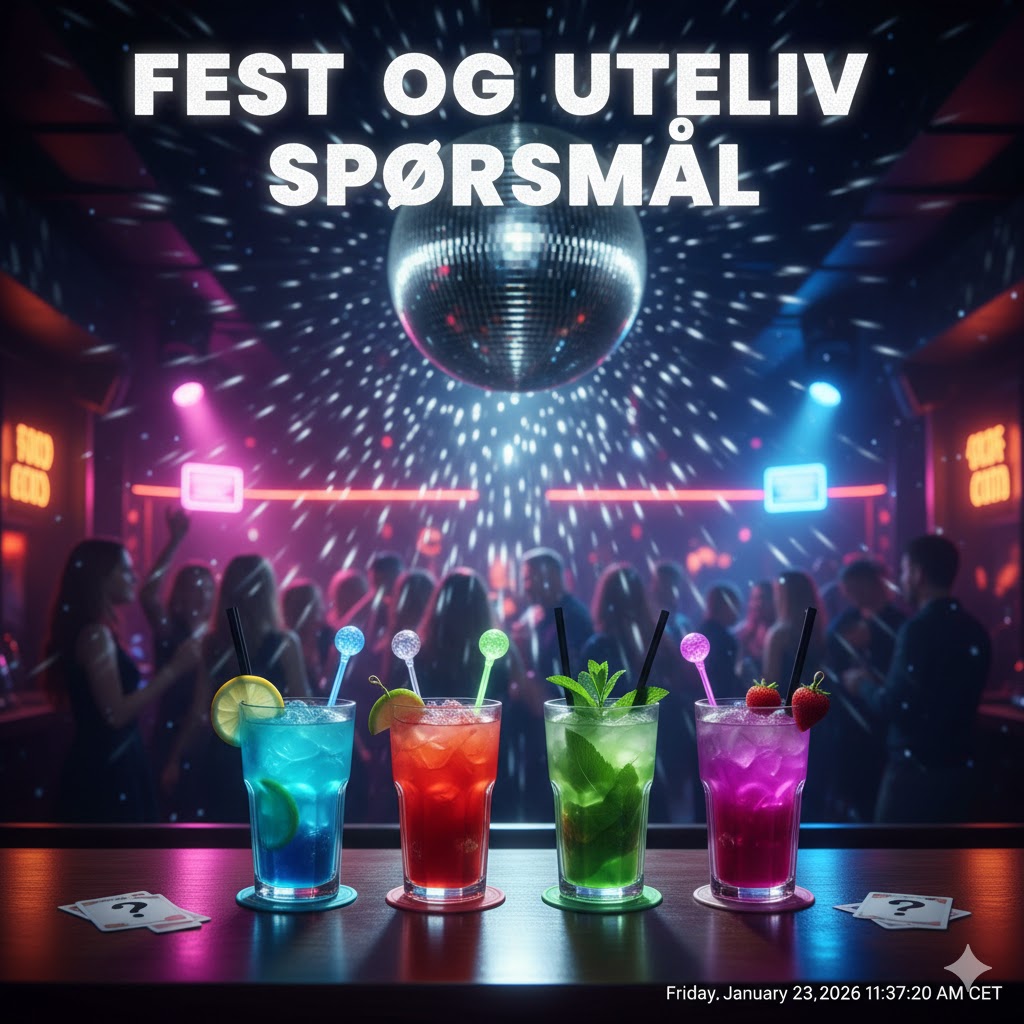 fest og uteliv sporsmal