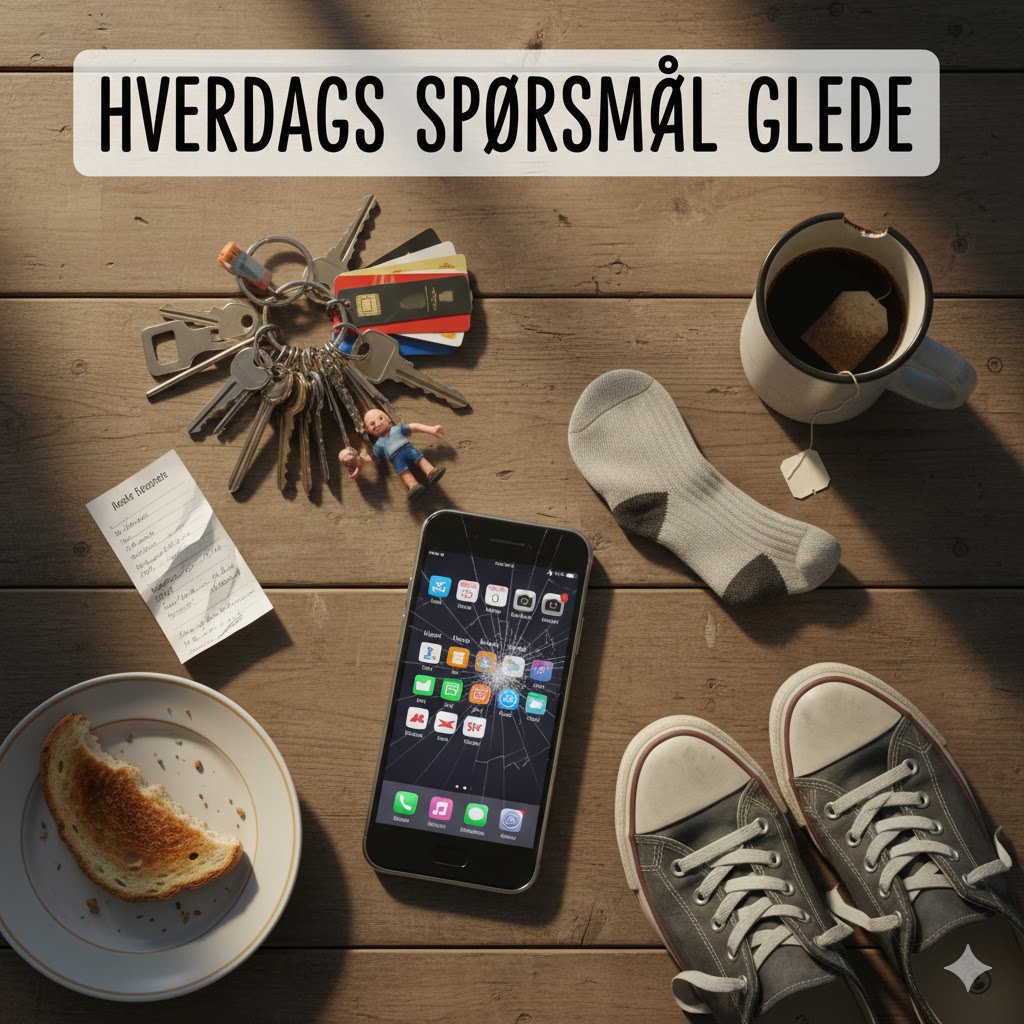 hverdags sporsmal glede