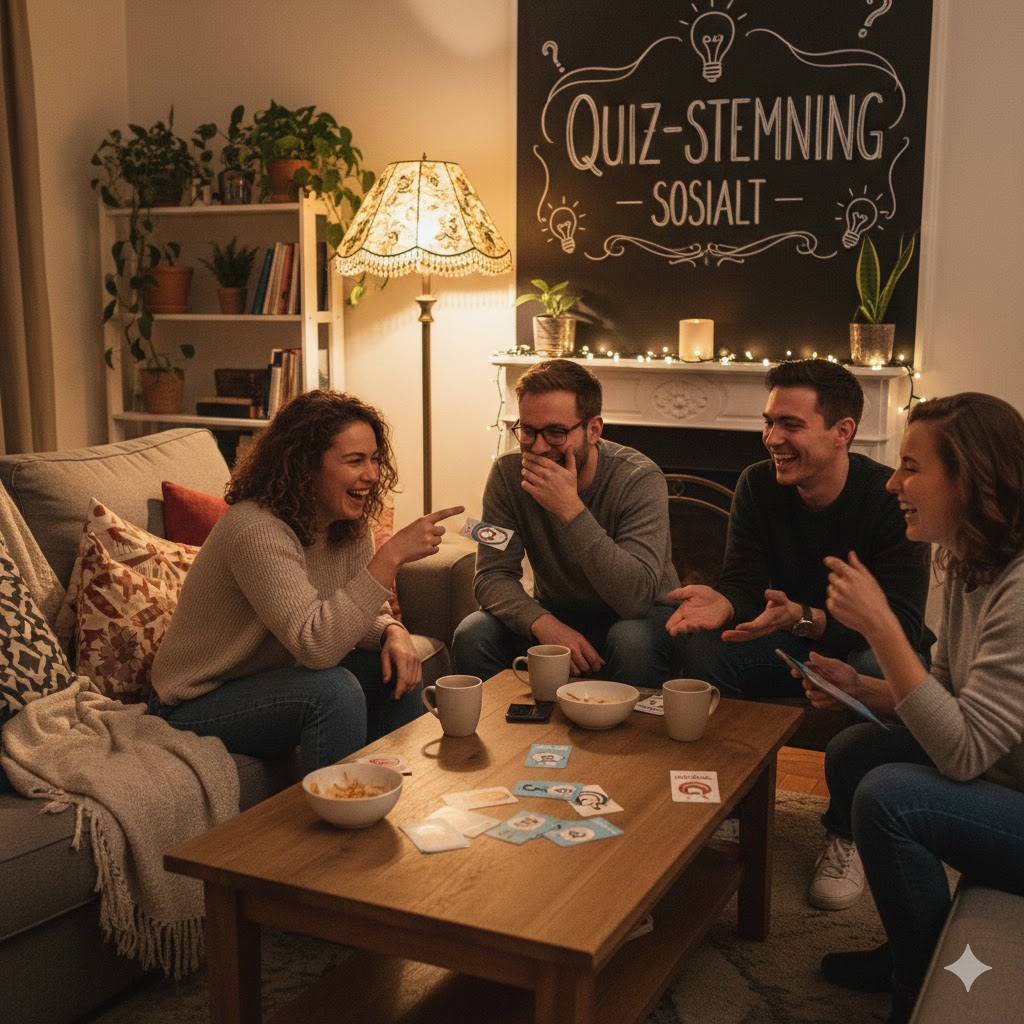 quiz stemning sosialt