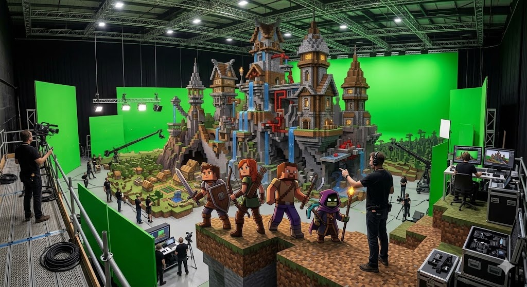 minecraft film production set