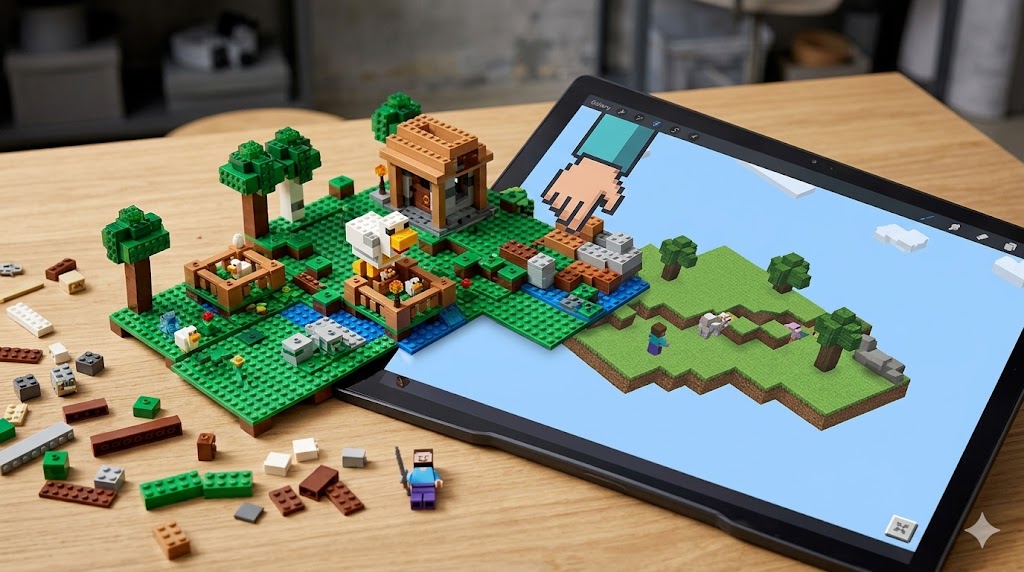 minecraft lego aloituskuva