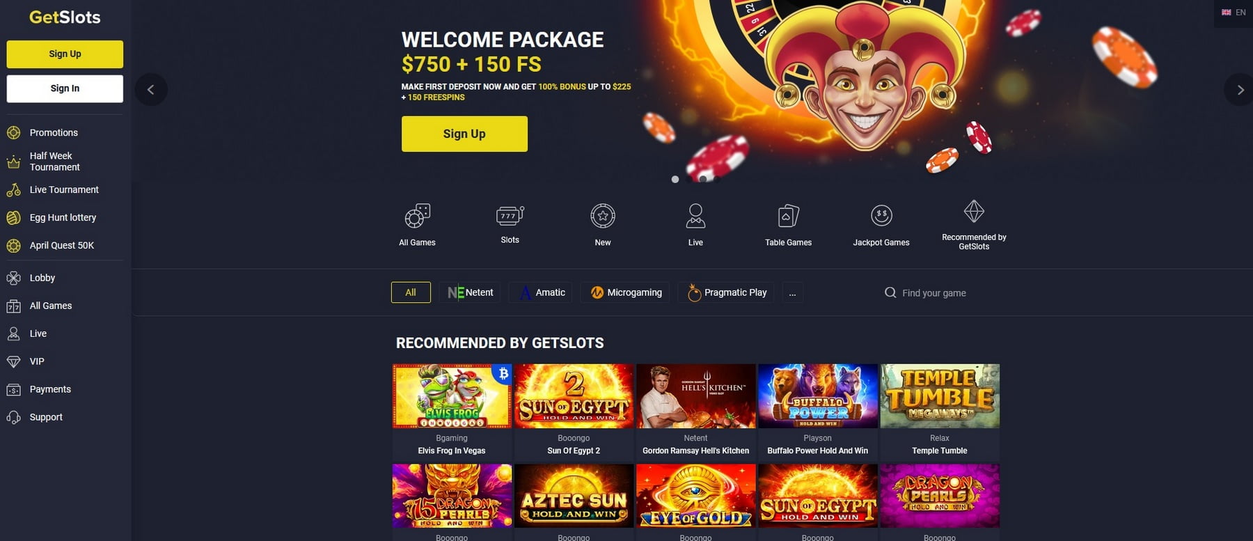 GetSlots Casino