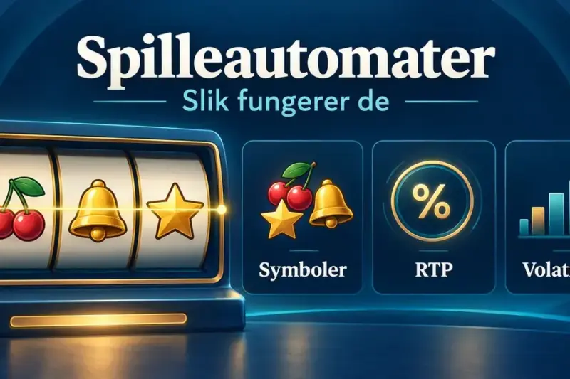 Spilleautomater – slik fungerer de, symboler, RTP og volatilitet