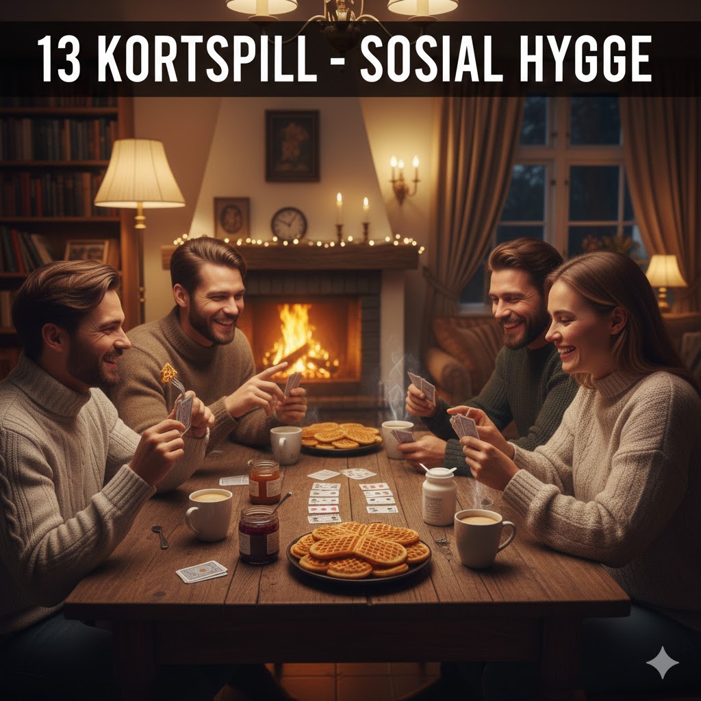 13 kortspill sosial hygge