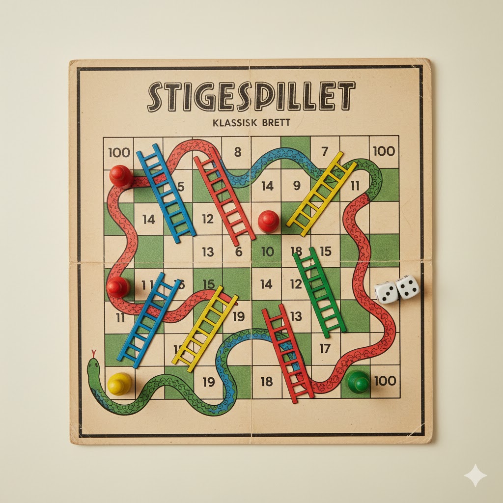 stigespillet klassisk brett