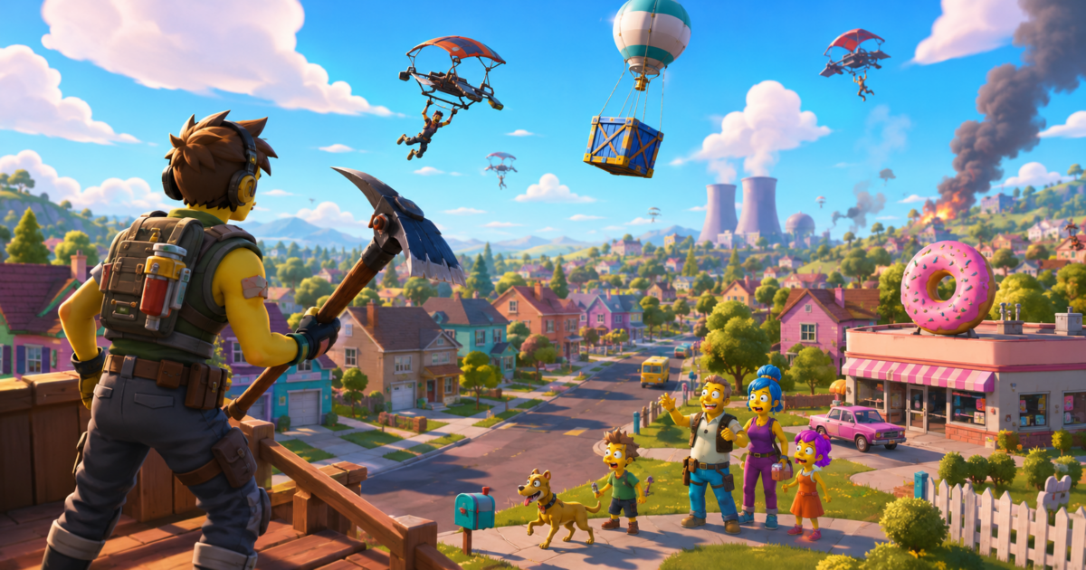 Fortnite x The Simpsons – slik var Springfield-sesongen